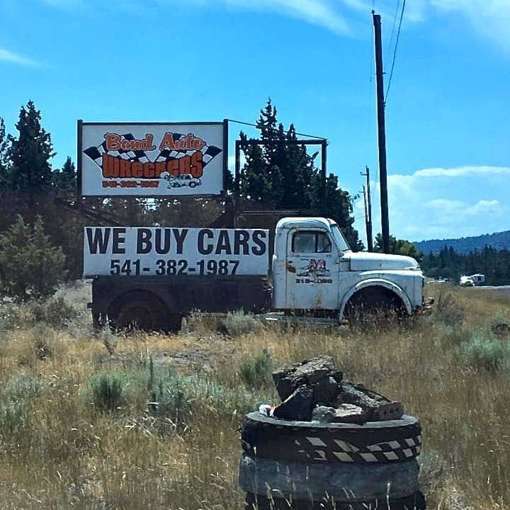 Old-Bend-Auto-Wreckers-Truck-Sign-Highway-97