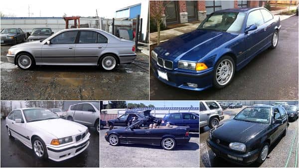 german auto salvage used BMW and VW cars