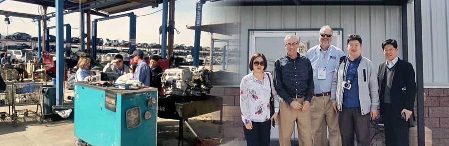 chinese delegation tours B&R Auto Wrecking in Henderson 